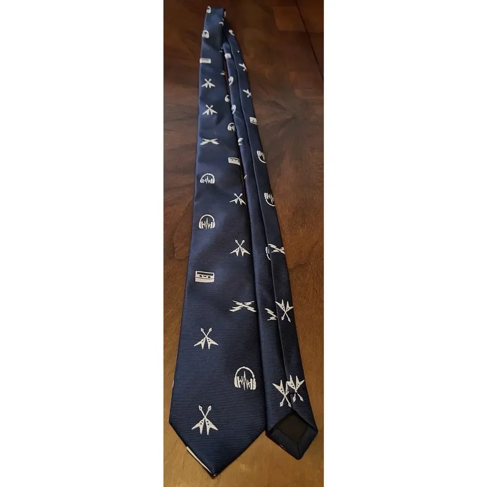 Old Navy Blue 100% Polyester Men’s Neck Tie Made In China